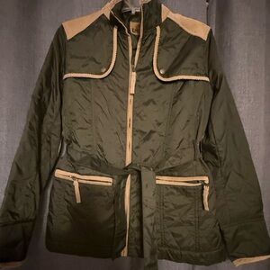 King Ranch Khaki Green Women's Jacket with Tan Accents